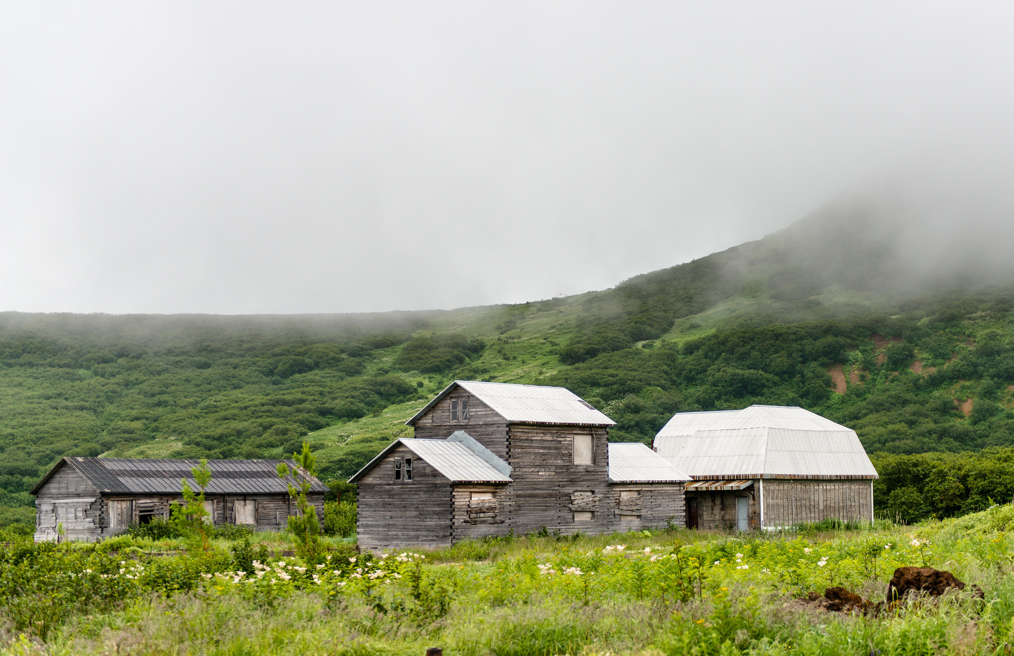 Ebeko Volcano, Paramushir (Парамушир, Курильские острова)